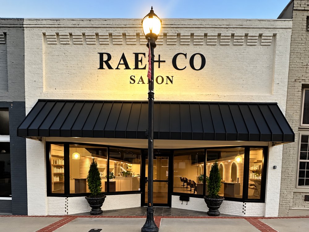 The Rae + Co Salon storefront